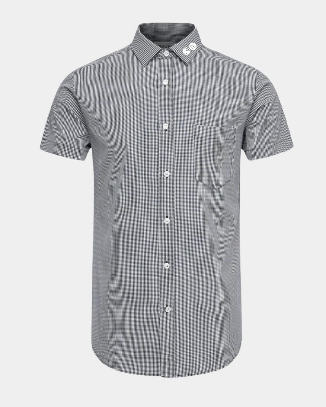 Phenom Classic Short Sleeve Textured Dress Shirt