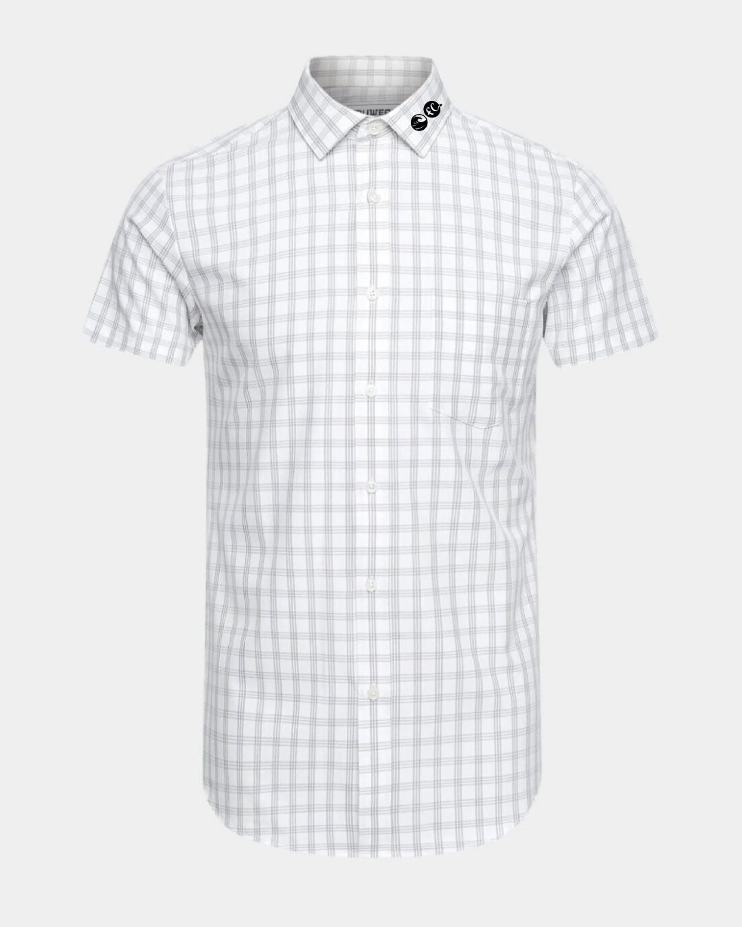 Phenom Classic Short Sleeve Textured Dress Shirt