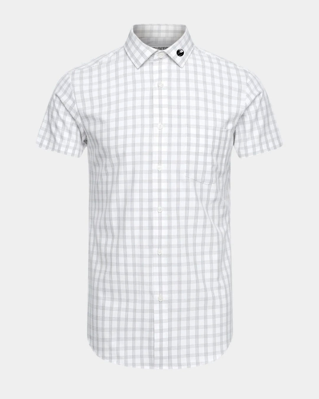 Phenom Classic Short Sleeve Textured Dress Shirt